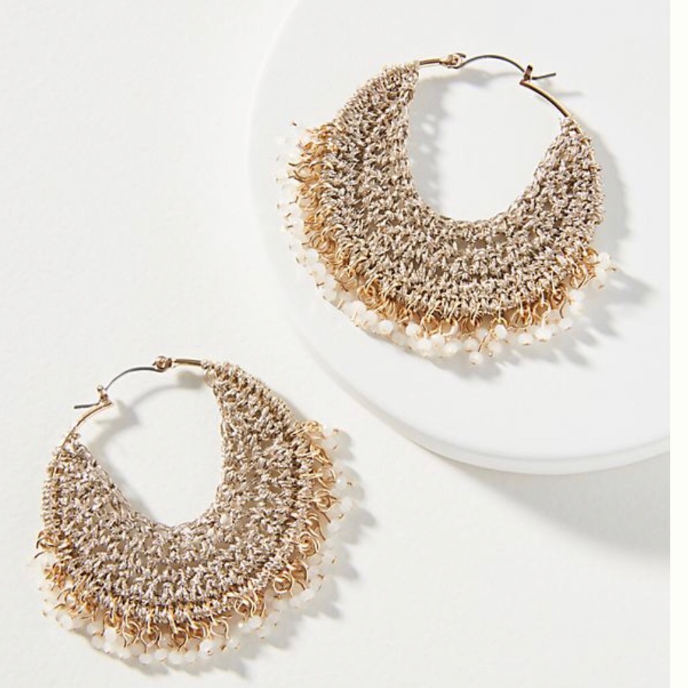 🔸 “Neve” Anthropologie Hoops